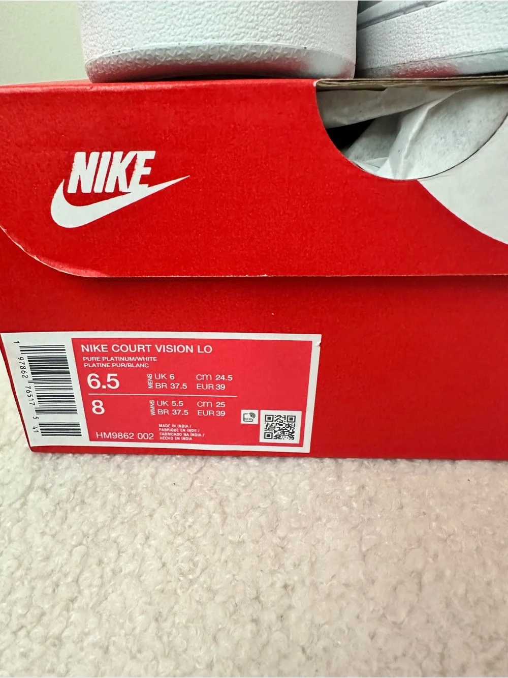 Nike Court Vision Low Sneakers